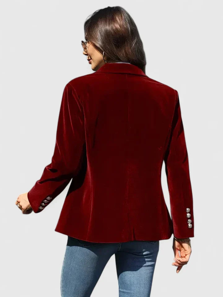 Kaia textured tailored blazer for women view 5