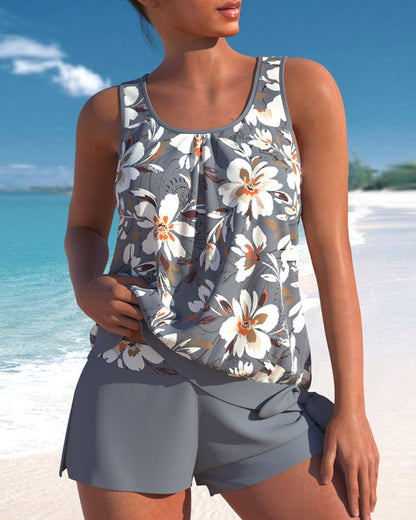 Zelmyra | Flowy Tankini Swimsuit Set