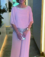 Rosaline | Sequin Chiffon Colorblock Party Set
