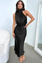 Marla | Belted Midi Cocktail Dress