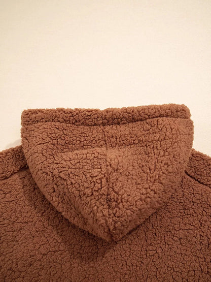 Dulcie oversized teddy zip-up jacket, view 11