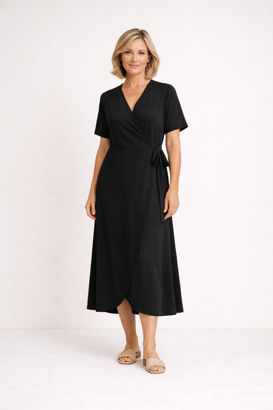 Sienna | Wrap Midi Dress