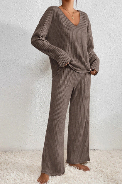 Lunette | Ribbed Lounge Two-Piece Set