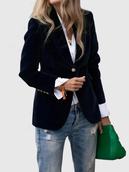 Kaia textured tailored blazer for women