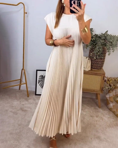 Fern | Flowy Pleated Maxi Cocktail Dress