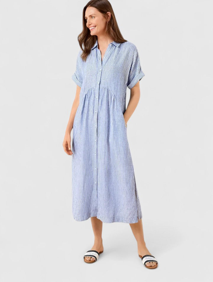 Claribel | Long Striped Midi Dress