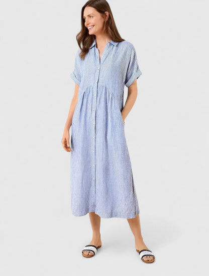 Claribel | Long Striped Midi Dress