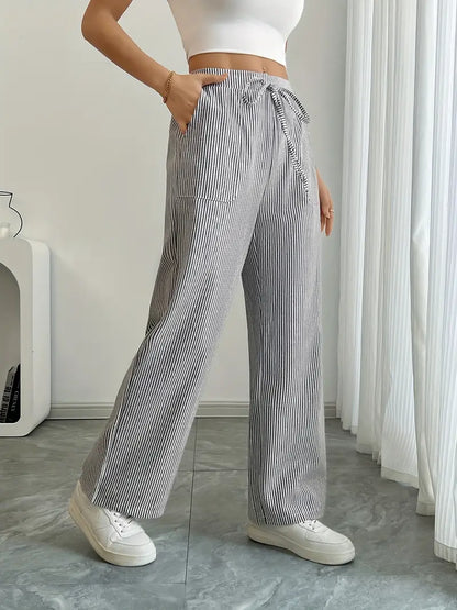 Bexley | Striped Wide-Leg Trousers