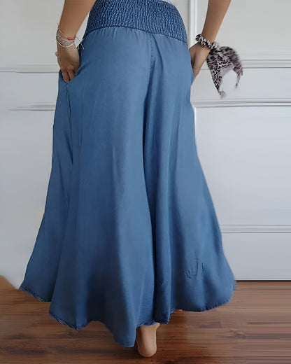 Evelyn | Printed A-Line Midi Skirt