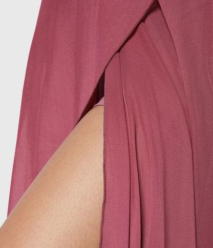Melanie | High-Waist Pleated Midi Skirt