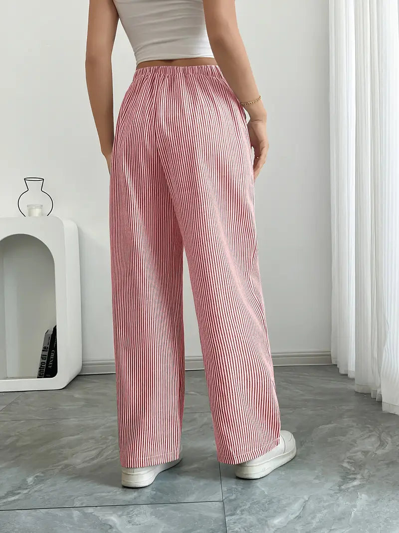 Bexley | Striped Wide-Leg Trousers