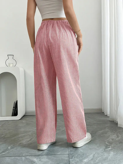 Bexley | Striped Wide-Leg Trousers