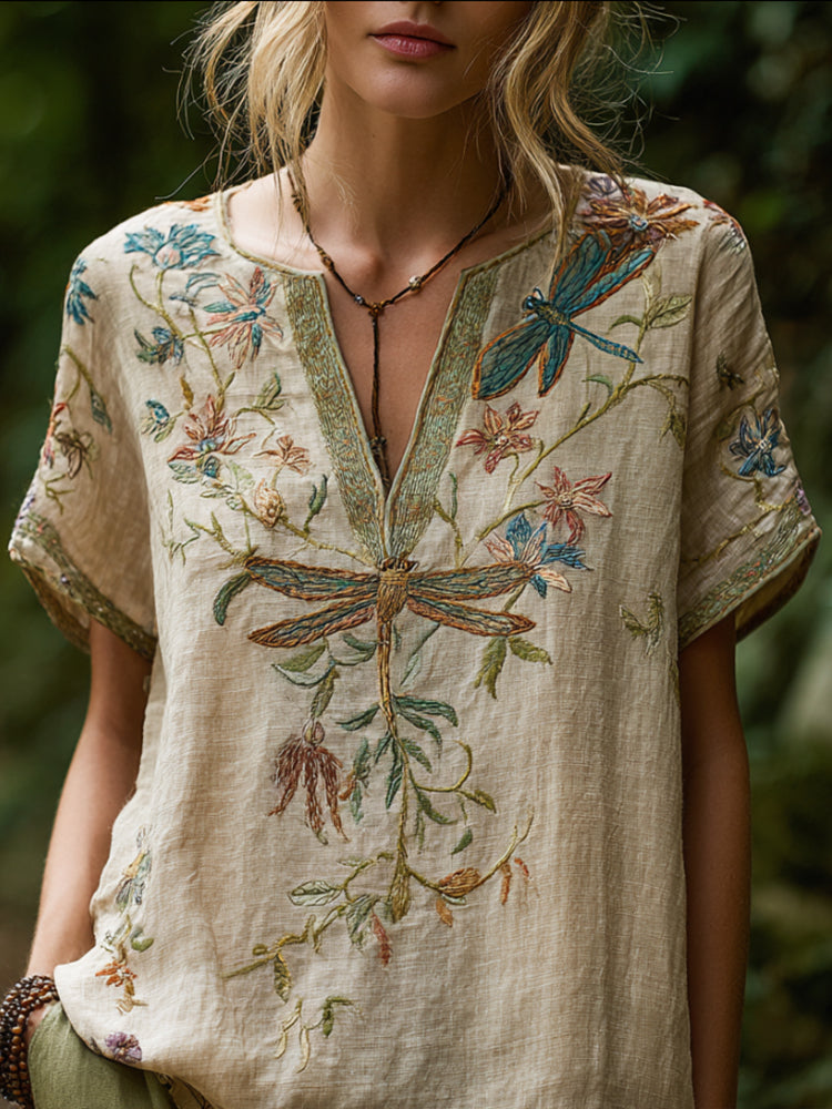 Vevina women's artful statement blouse