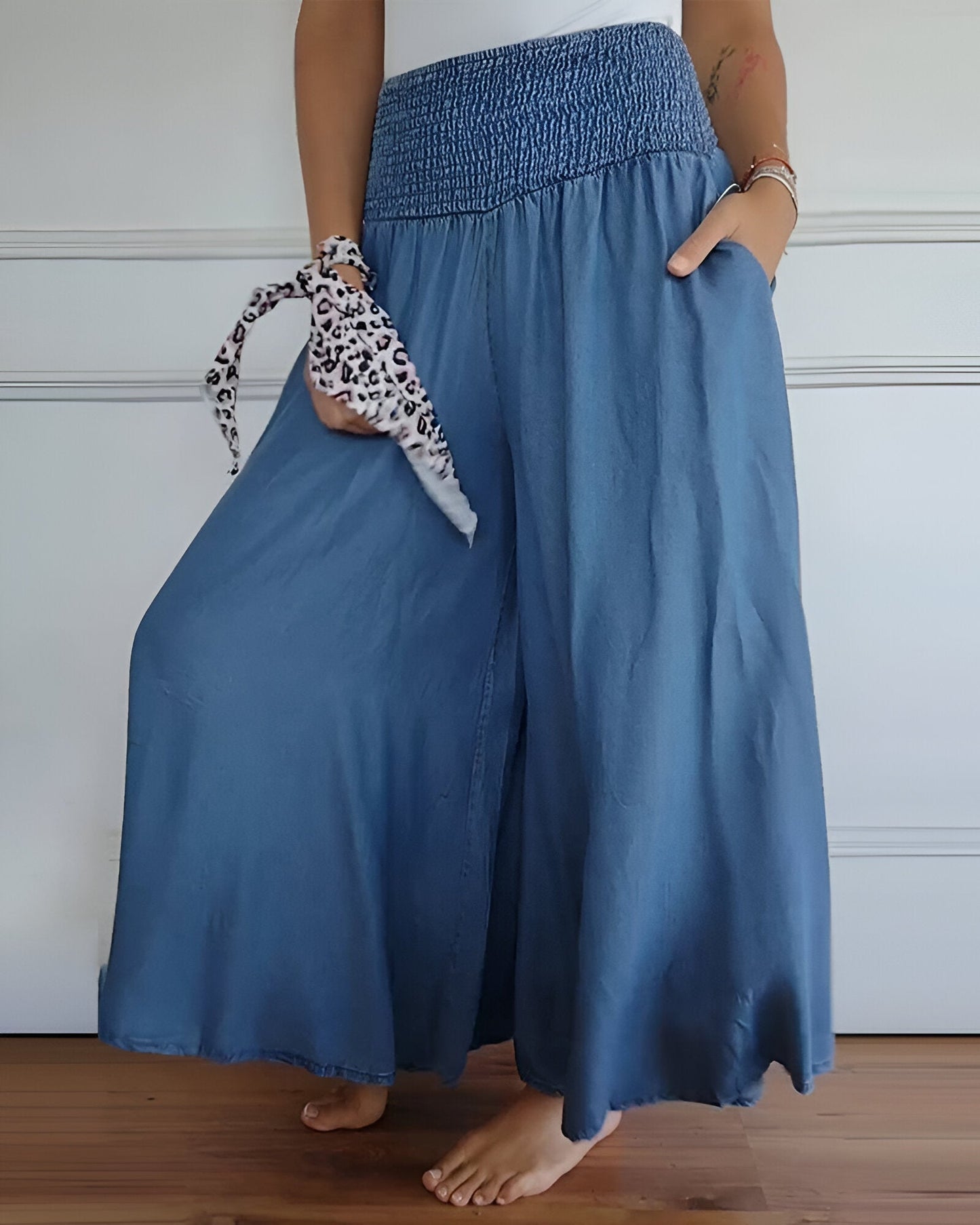 Evelyn | Printed A-Line Midi Skirt