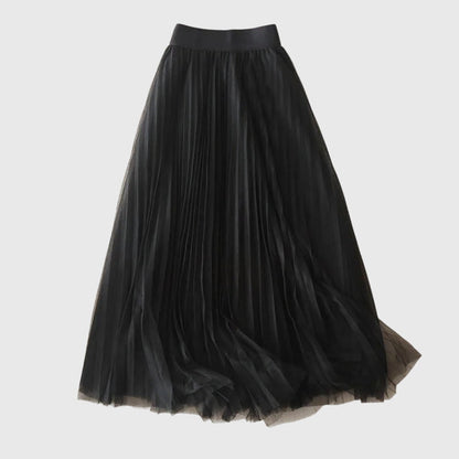Annabelle | Tulle A-Line Midi Skirt