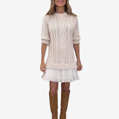 Coralise women's cable-knit sweater dress