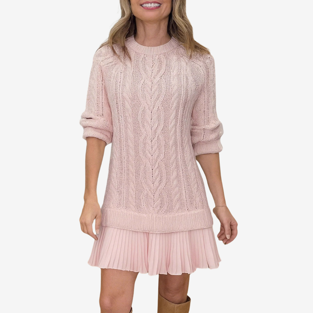 Coralise women's cable-knit sweater dress