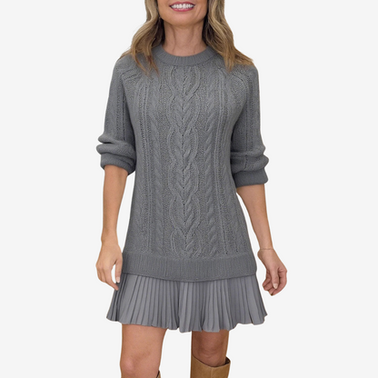 Coralise women's cable-knit sweater dress