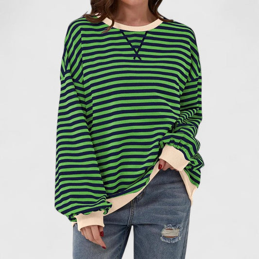 Soft relaxed knit sweater for women