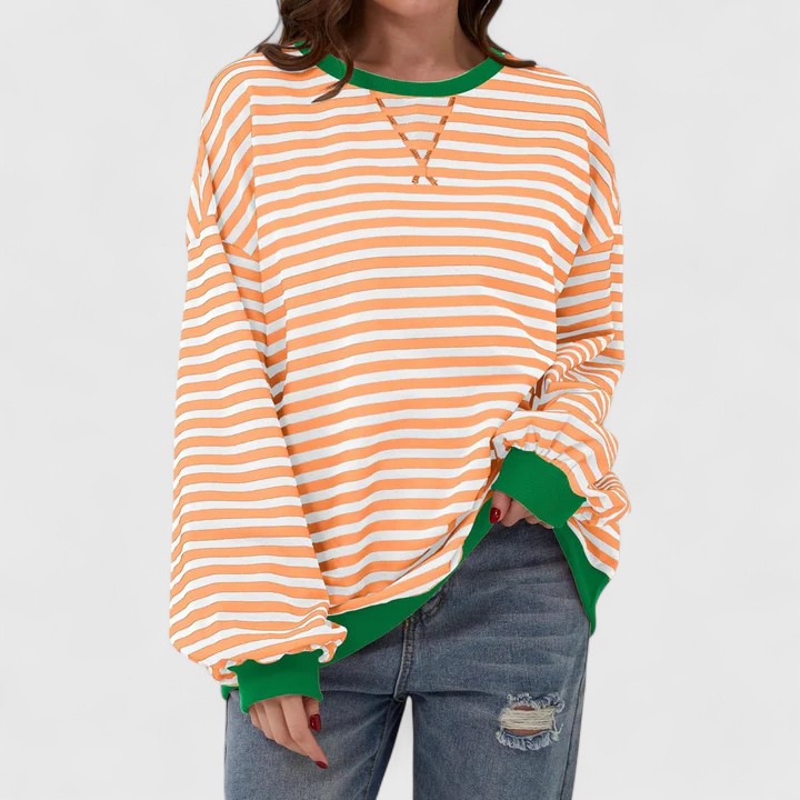 Soft relaxed knit sweater for women view 10
