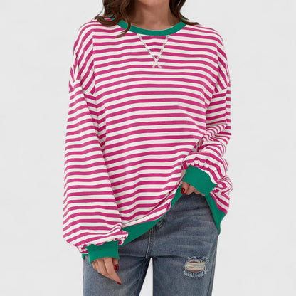 Soft relaxed knit sweater for women view 11