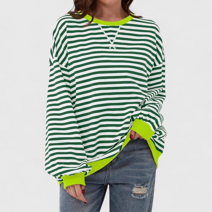Soft relaxed knit sweater for women view 12