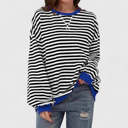 Soft relaxed knit sweater for women view 2