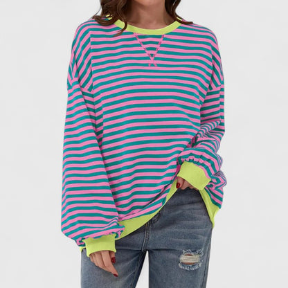 Soft relaxed knit sweater for women view 3