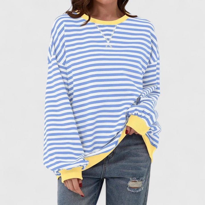 Soft relaxed knit sweater for women view 4