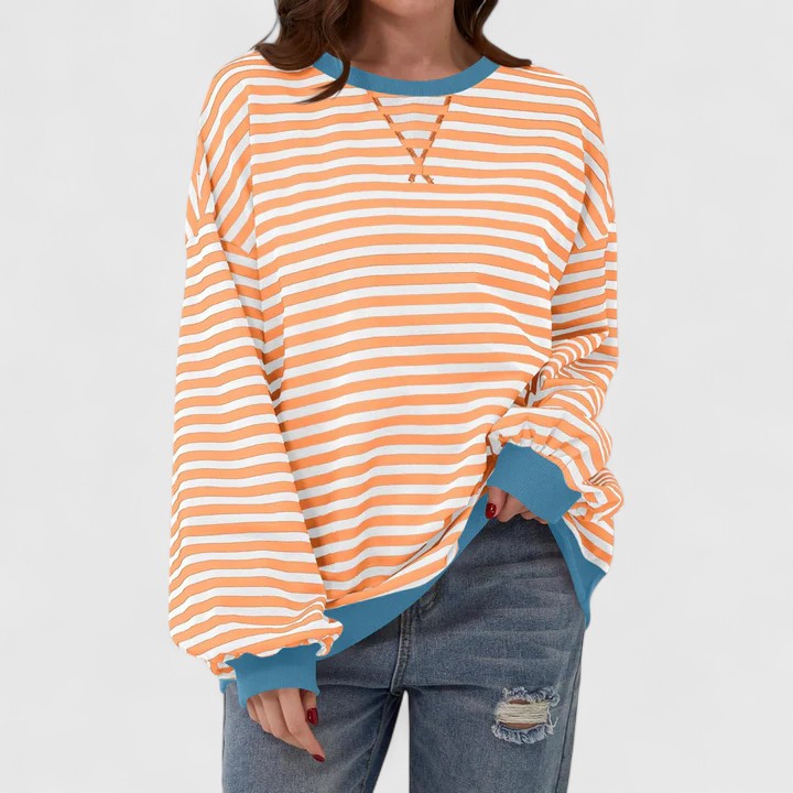 Soft relaxed knit sweater for women view 5