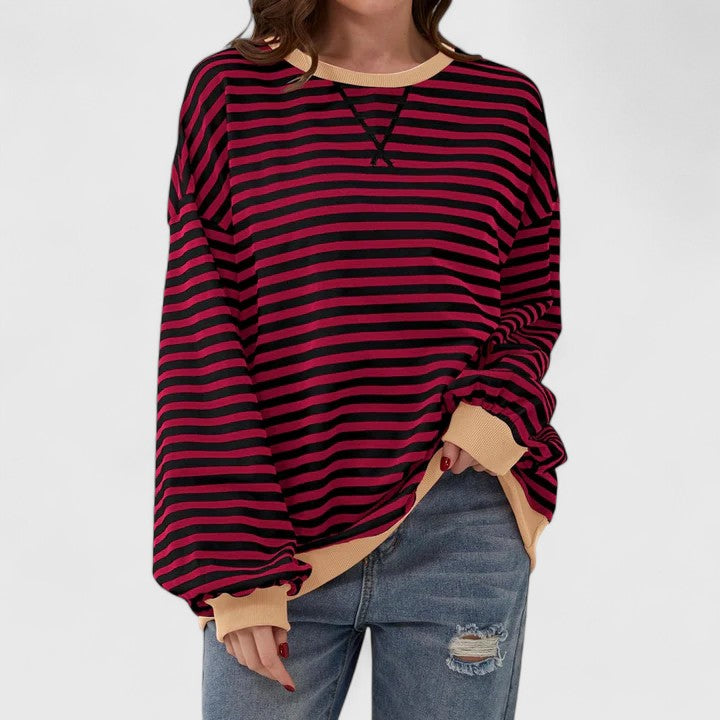 Soft relaxed knit sweater for women view 9