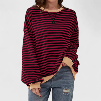 Soft relaxed knit sweater for women view 9