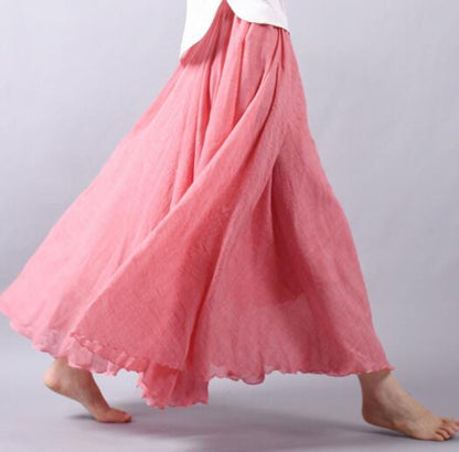 Mariah | Flowy Summer Maxi Skirt