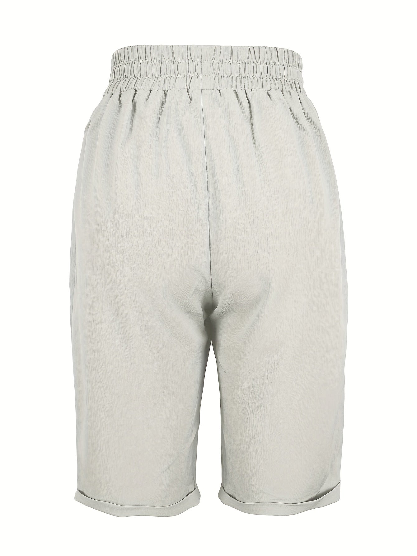 Nicole | Casual Flowy Drawstring Capri Pants