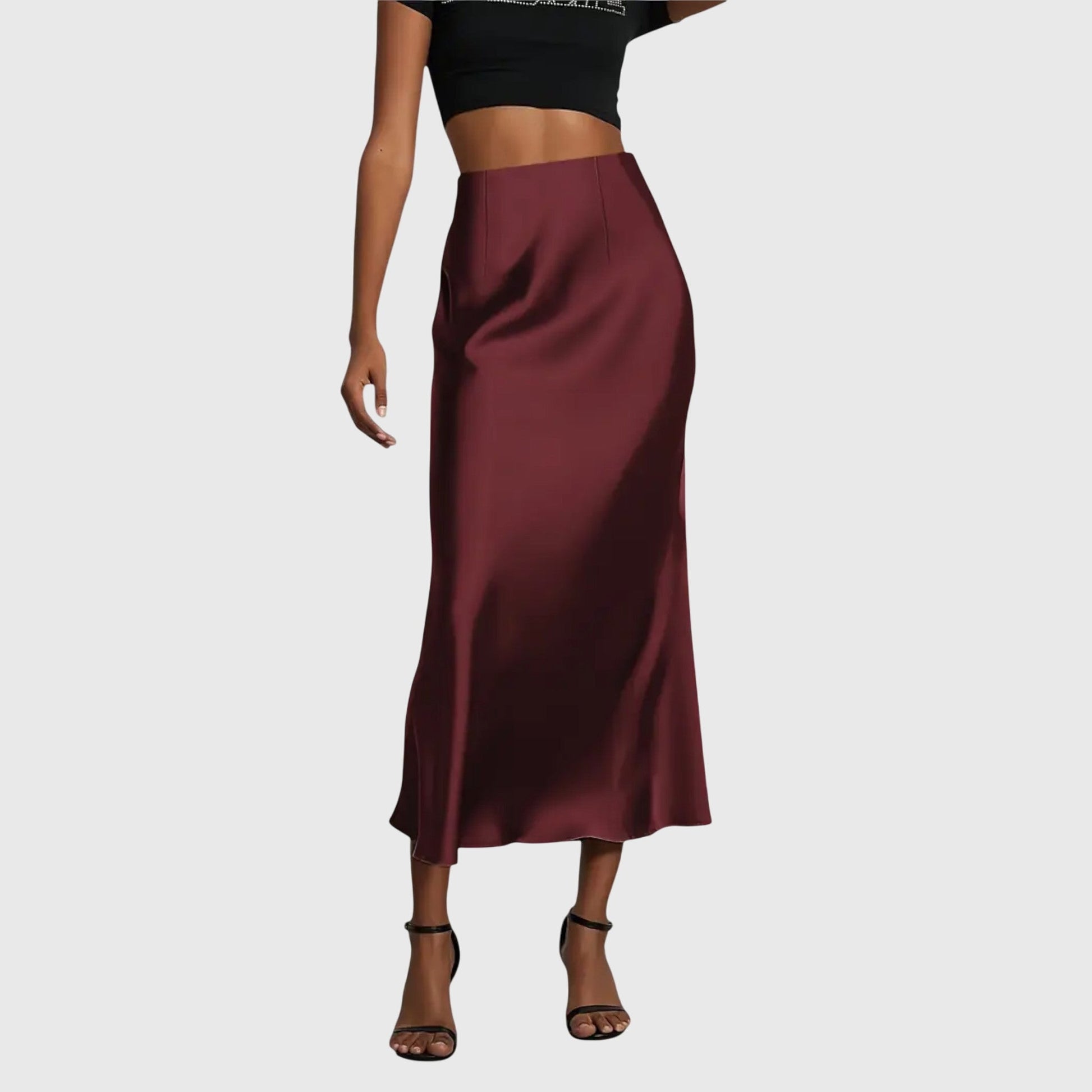 Fishtail skirt back view