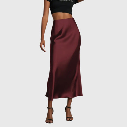 Fishtail skirt back view