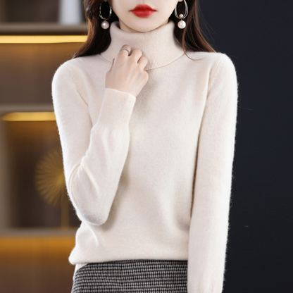 Viveca women's slim turtleneck sweater