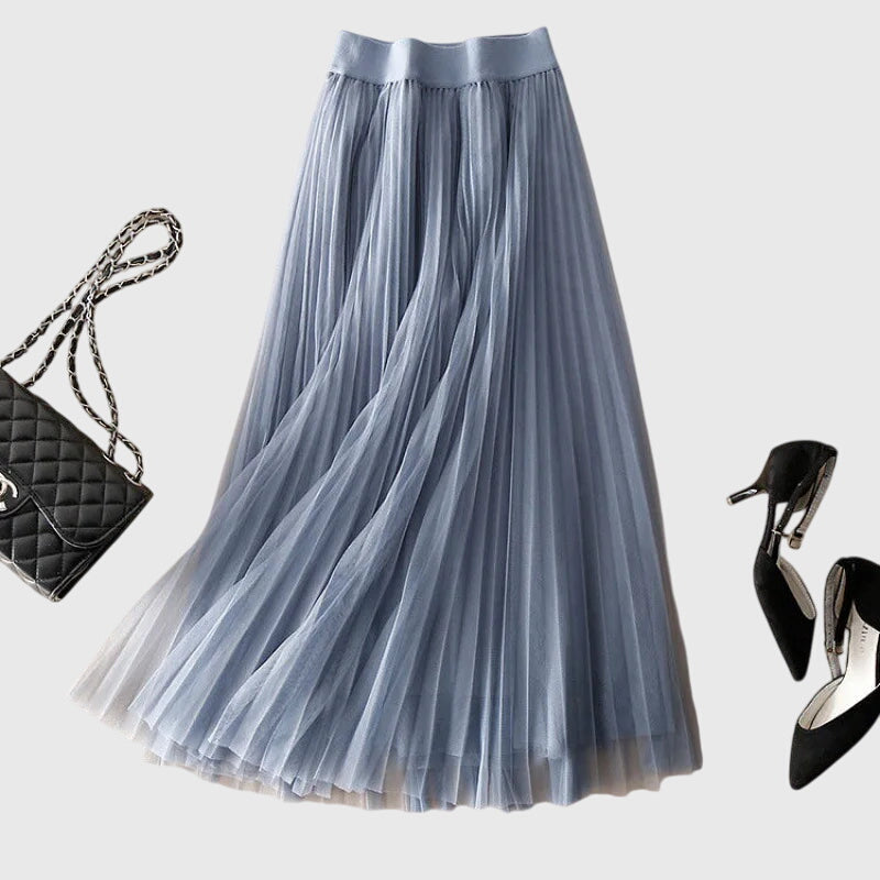Annabelle | Tulle A-Line Midi Skirt