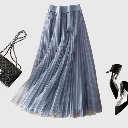 Annabelle | Tulle A-Line Midi Skirt
