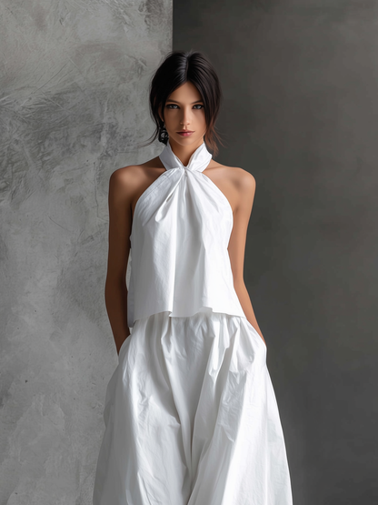 Sereldine | Halter Top & Skirt Set