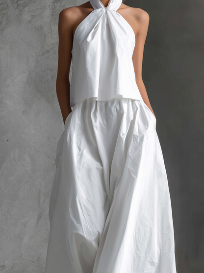 Sereldine | Halter Top & Skirt Set