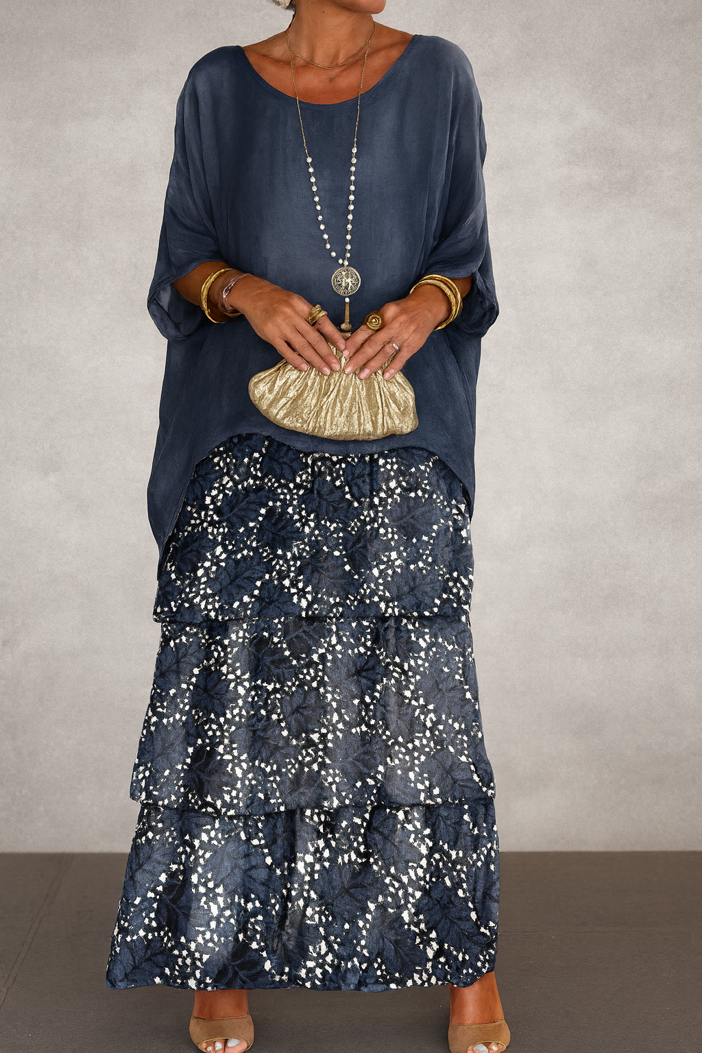 Cerys | Layered Flowing Maxi Dress