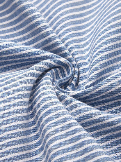 Mariselle | Striped Midi Summer Dress with Pockets