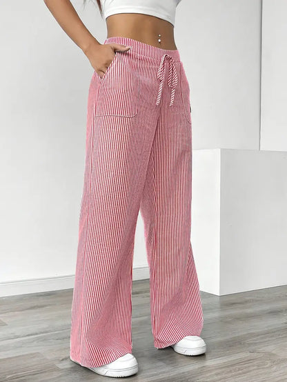 Bexley | Striped Wide-Leg Trousers