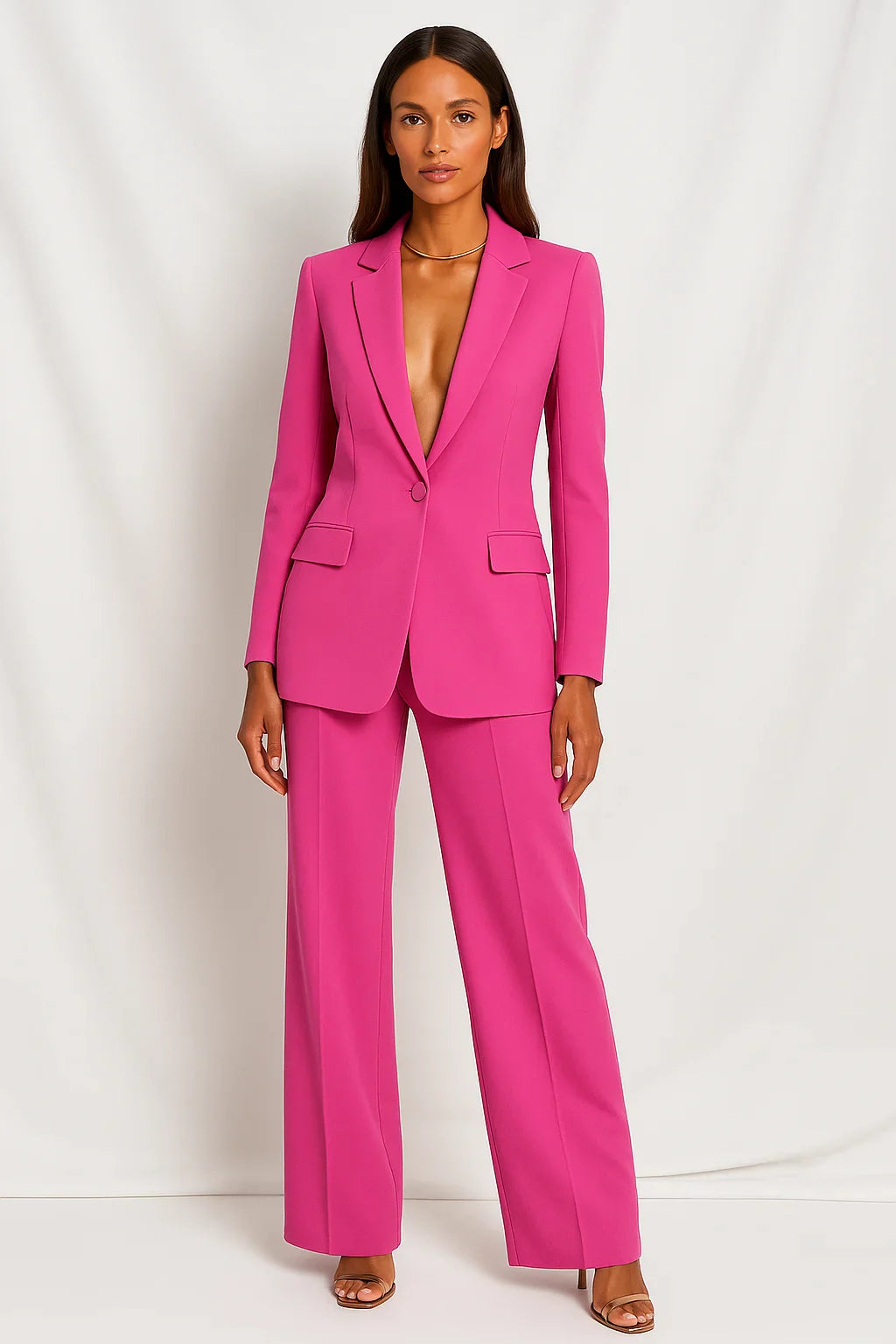 Women's blazer and pants suit set