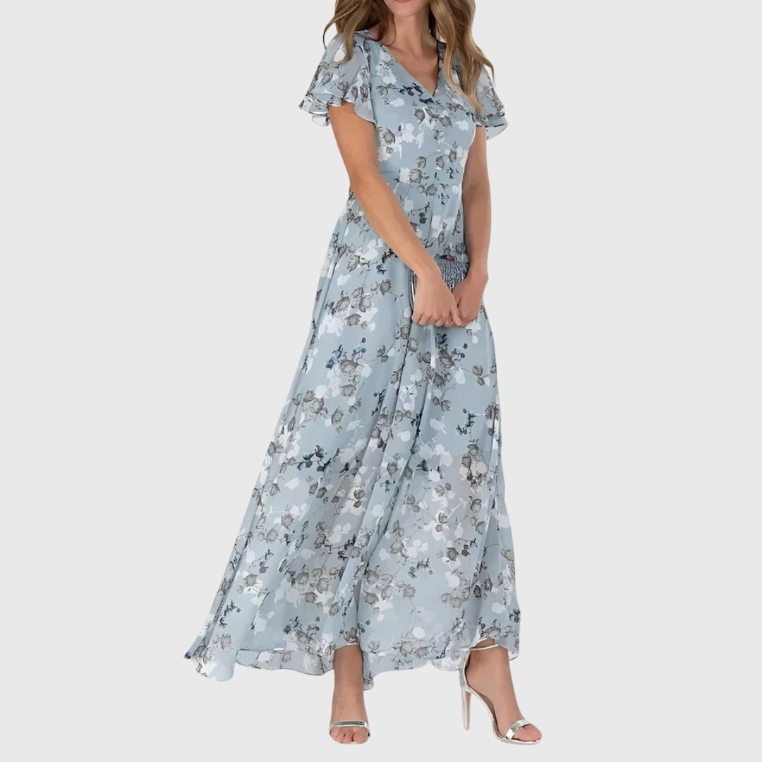 Rosalia | Flattering Short Sleeve Summer Dress