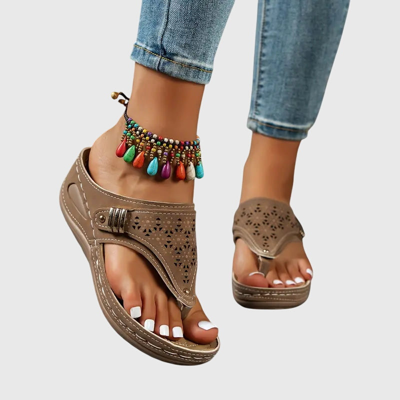 Kennedy cushioned wedges styled outfit
