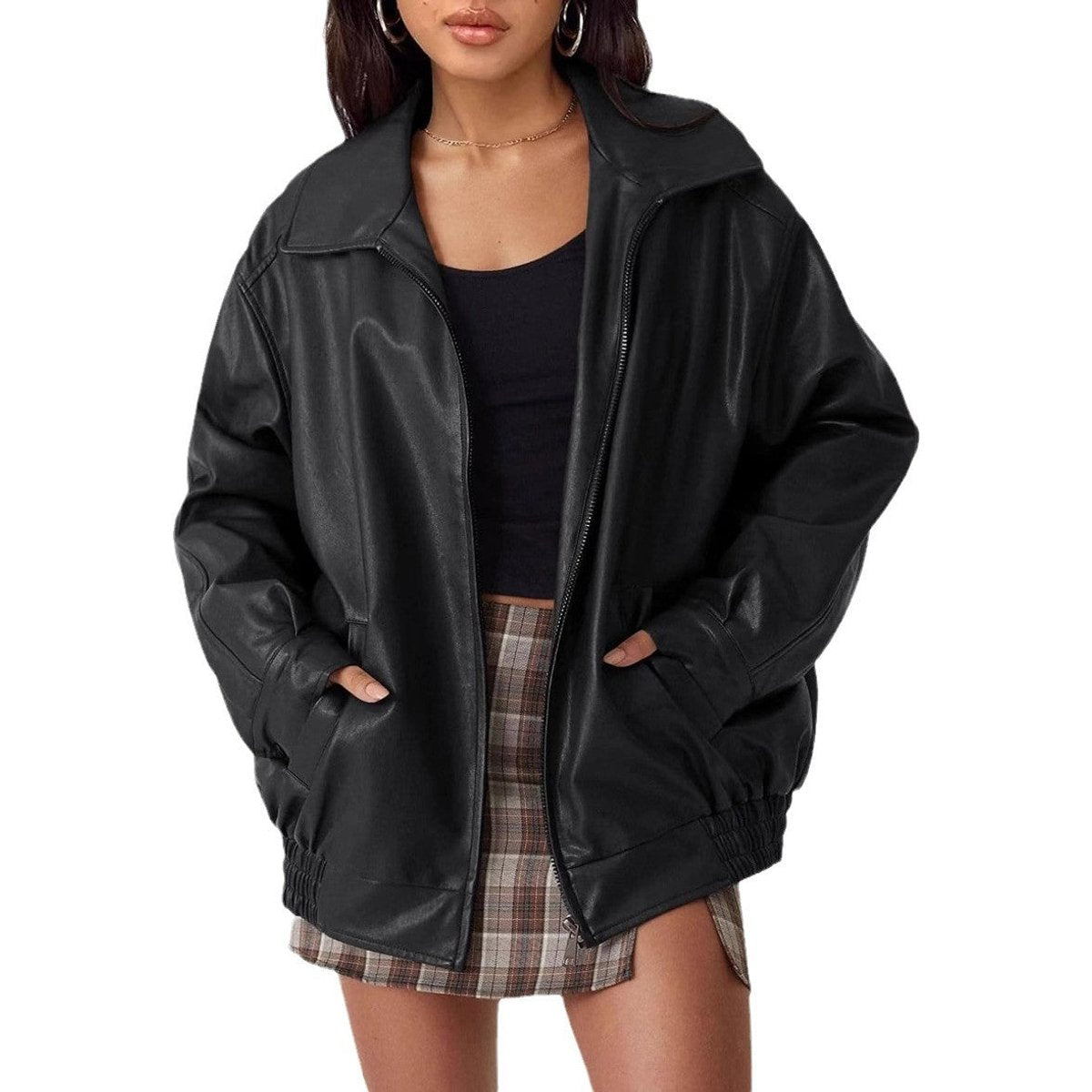 Oversized bomber jacket, view 4