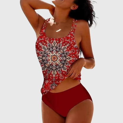 Persephone | Tropical Print Swimwear Set