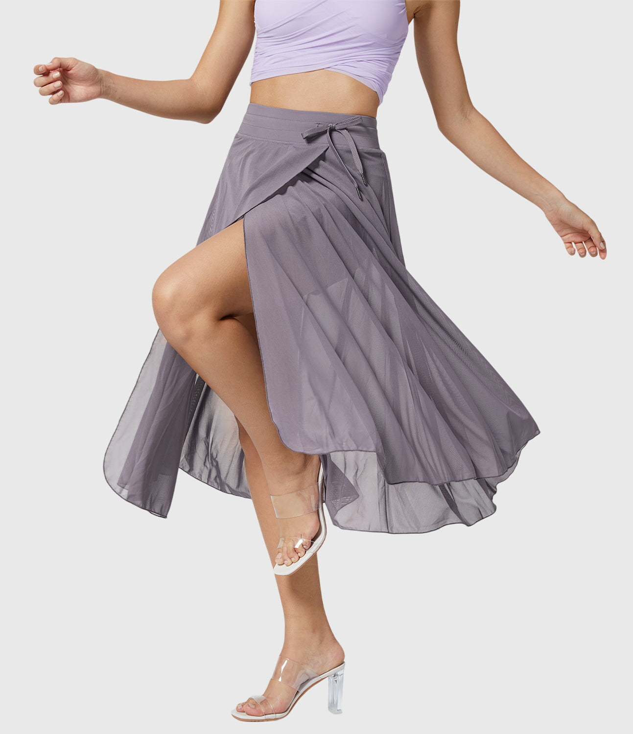 Melanie | High-Waist Pleated Midi Skirt